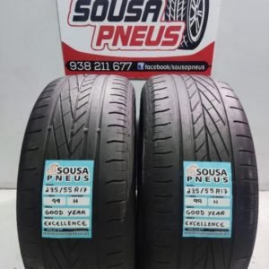 2 pneus semi novos 235-55-17 Good year