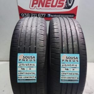 2 pneus semi novos 215-65-16 Continental