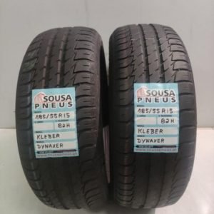 2 pneus semi novos 185-55-15 Kleber