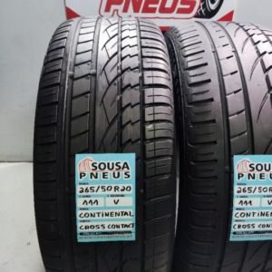 2 pneus semi novos 265-50-20 Continental