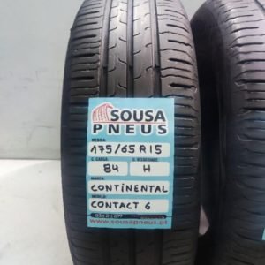 2 pneus semi novos 175-65-15 continental