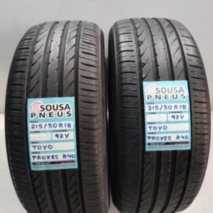 2 pneus semi novos 215-40-19 toyo