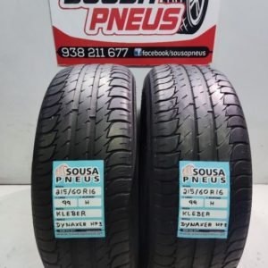 2 pneus semi novos  215-60-16 Kleber