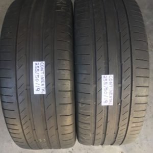 2 pneus semi novos continental 255/50/19