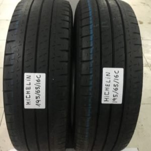 2 pneus semi novos Michelin 195-65-16C