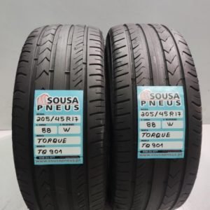 2 pneus semi novos 205-45-17 Torque