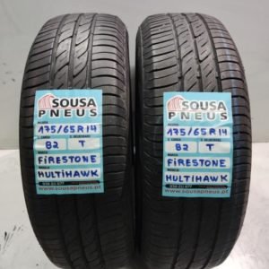 2 pneus semi novos 175-65-14 Firestone