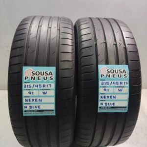 2 pneus semi novos 215-45-17 Nexen