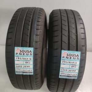2 pneus semi novos 195-60-16 Good year