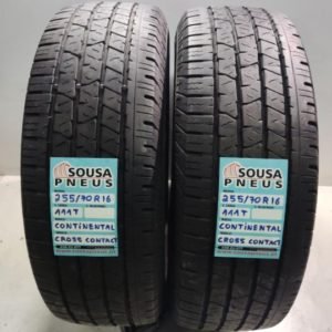 2 pneus semi novos 255-70-16 Continental