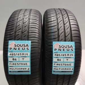 2 pneus semi novos 185-65-14 Firestone