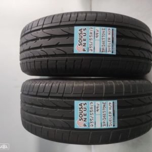 2 pneus 90% de piso 235-55-17 Bridgestone