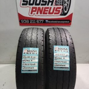2 pneus semi novos 195-65-16C Firestone