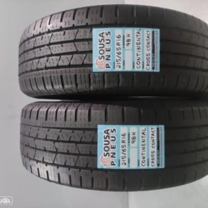 2 pneus semi novos 215-65-16 Continental
