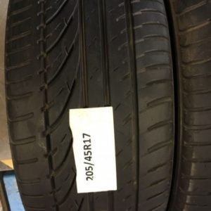 2 pneus semi novos 205/45/17  para todo o país
