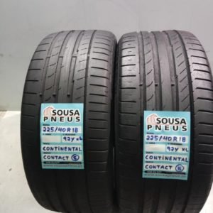 2 pneus semi novos 225-40-18 Continental