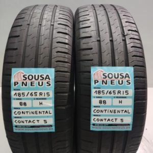 2 pneus semi novos 185-65-15 Continental