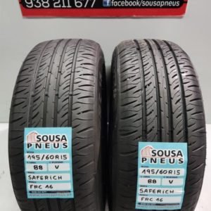 2 pneus como novos 195-60-15