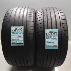 2 pneus semi novos 275-35-20 Dunlop