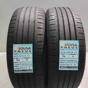 2 pneus semi novos 215-60-17 Continental