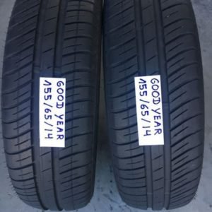 2 pneus semi novos Good year 155/65/14