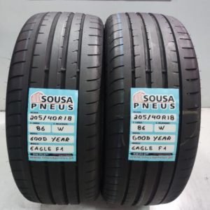 2 pneus semi novos 205/40R18 good year