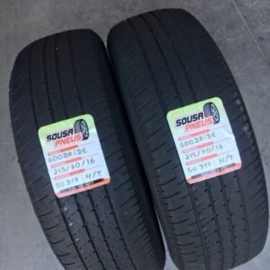 2 pneus semi novos Goodride 215/70/16