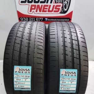 2 pneus semi novos 255-40-21 Pirelli