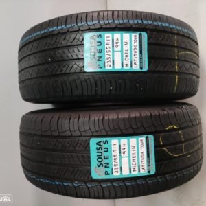 2 pneus semi novos 235-55-17 Michelin