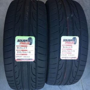 2 pneus semi novos Dunlop 235/50/19