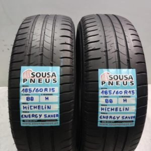 2 pneus semi novos 185/60R15 Michelin