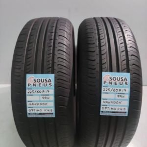 2 pneus com 90% de piso 225-60-17 HANKOOK
