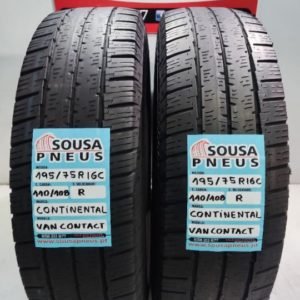 2 pneus semi 195-75-16C - Continental