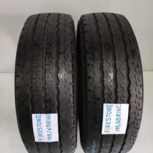 2 pneus semi novos 195-65-16C Firestone