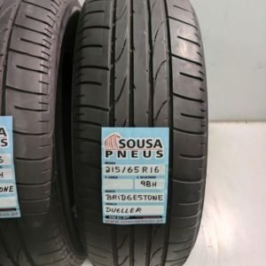 2 pneus semi novos 215-65-16 Bridgestone