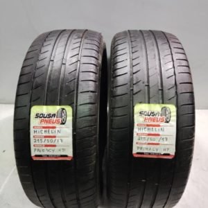 2 pneus semi novos 215-50-17 Michelin