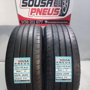 2 pneus semi novos 235-45-20 Good year