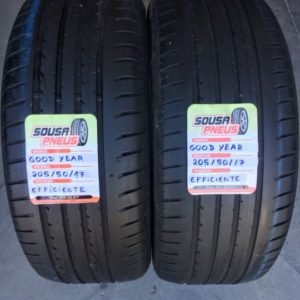 2 pneus semi novos 225-55-17 Dunlop