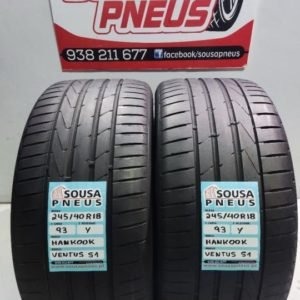 2 pneus semi novos 245-40-18 Hankook