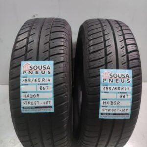 2 pneus semi novos 185-65-14 Mabor