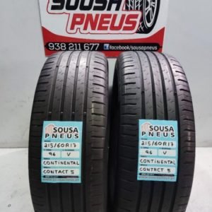 2 pneus semi novos 215-60-17 Continental