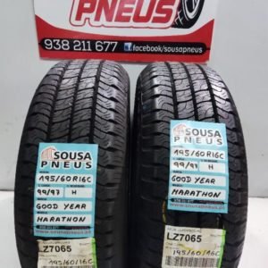 2 pneus NOVOS 195-60-16C Good year