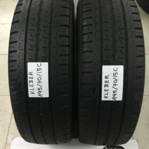 2 pneus semi kleber 195-70-15C
