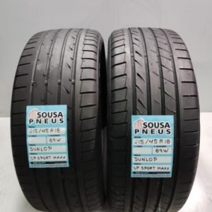 2 pneus semi novos 215-45-18 Dunlop