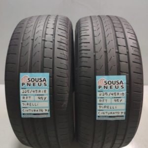 2 pneus semi novos 225-45-18 ( RFT)  Pirelli