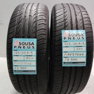 2 pneus semi novos 185-60-15 Firestone