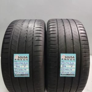 2 pneus semi novos 295-40-20 Michelin