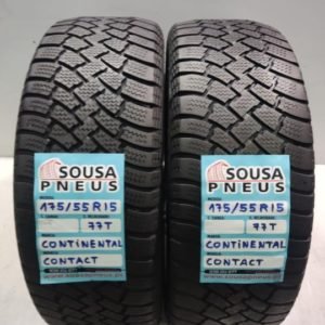 2 pneus semi novos Smart  175-55-15 Continental