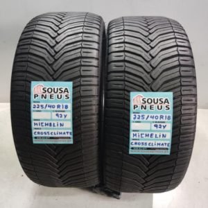 2 pneus semi novos 225-40-18 Michelin
