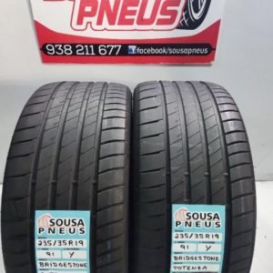 2 pneus semi novos 235-35-19 Bridgestone